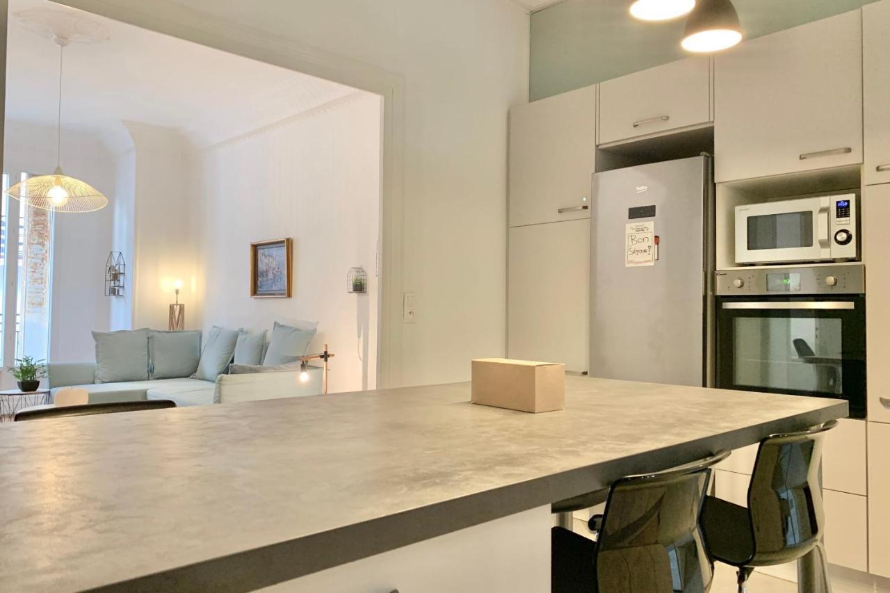 #j0 The Sweet Jaures Spacious T4 Centre Tramway Balcony Apartment